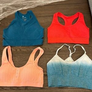 Champion All in Motion Pro Fit 4 piece Sports Bra lot size small